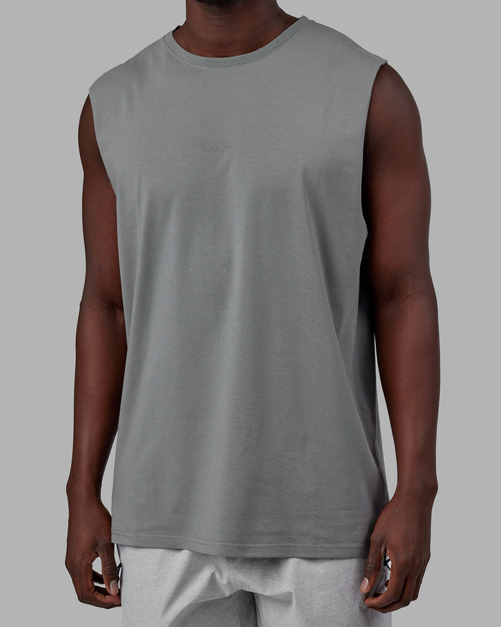 Base FLXCotton Tank - Graphite
