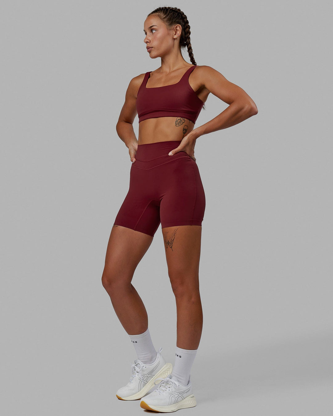 Elevation Sports Bra - Cranberry