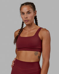 Elevation Sports Bra - Cranberry