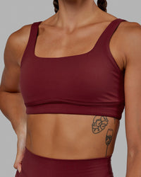 Elevation Sports Bra - Cranberry