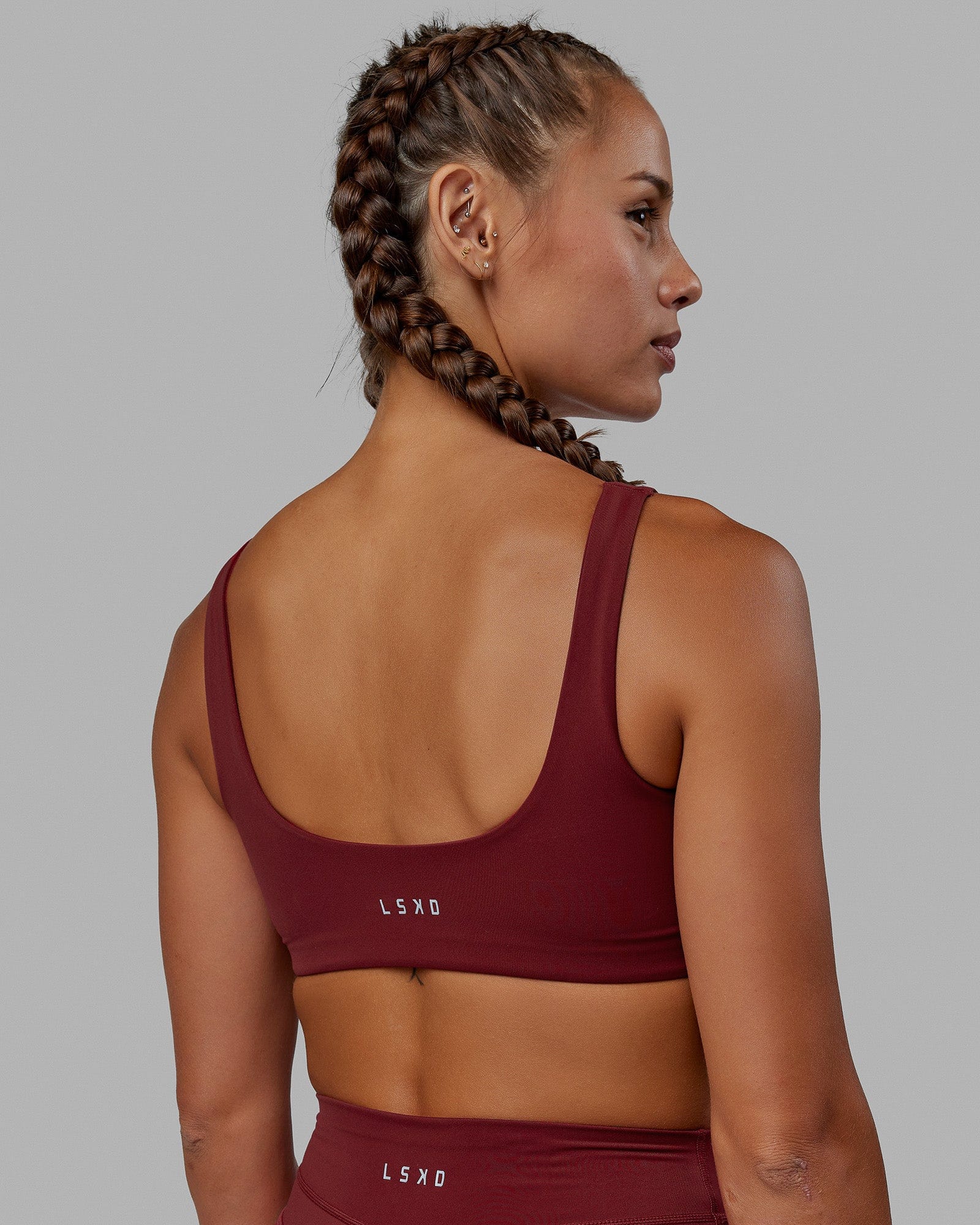 Elevation Sports Bra - Cranberry