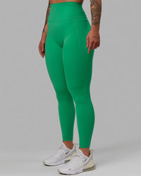 Elixir Ultra High-Rise Full Length Legging Pockets - Holly Green