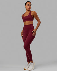 Elixir Ultra High-Rise Full Length Legging - Cranberry