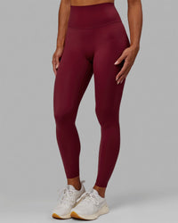 Elixir Ultra High-Rise Full Length Legging - Cranberry