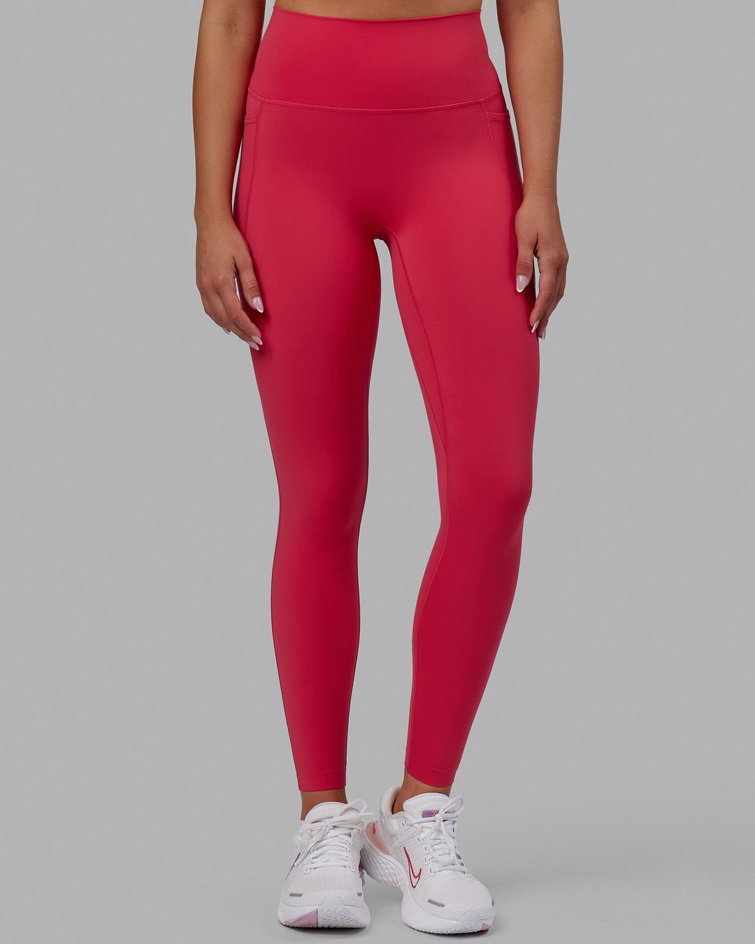 Elixir Ultra High-Rise Full Length Legging Pockets - Raspberry