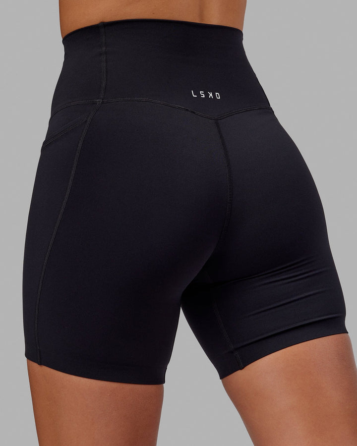 Elixir Mid-Length Shorts With Pockets - Black