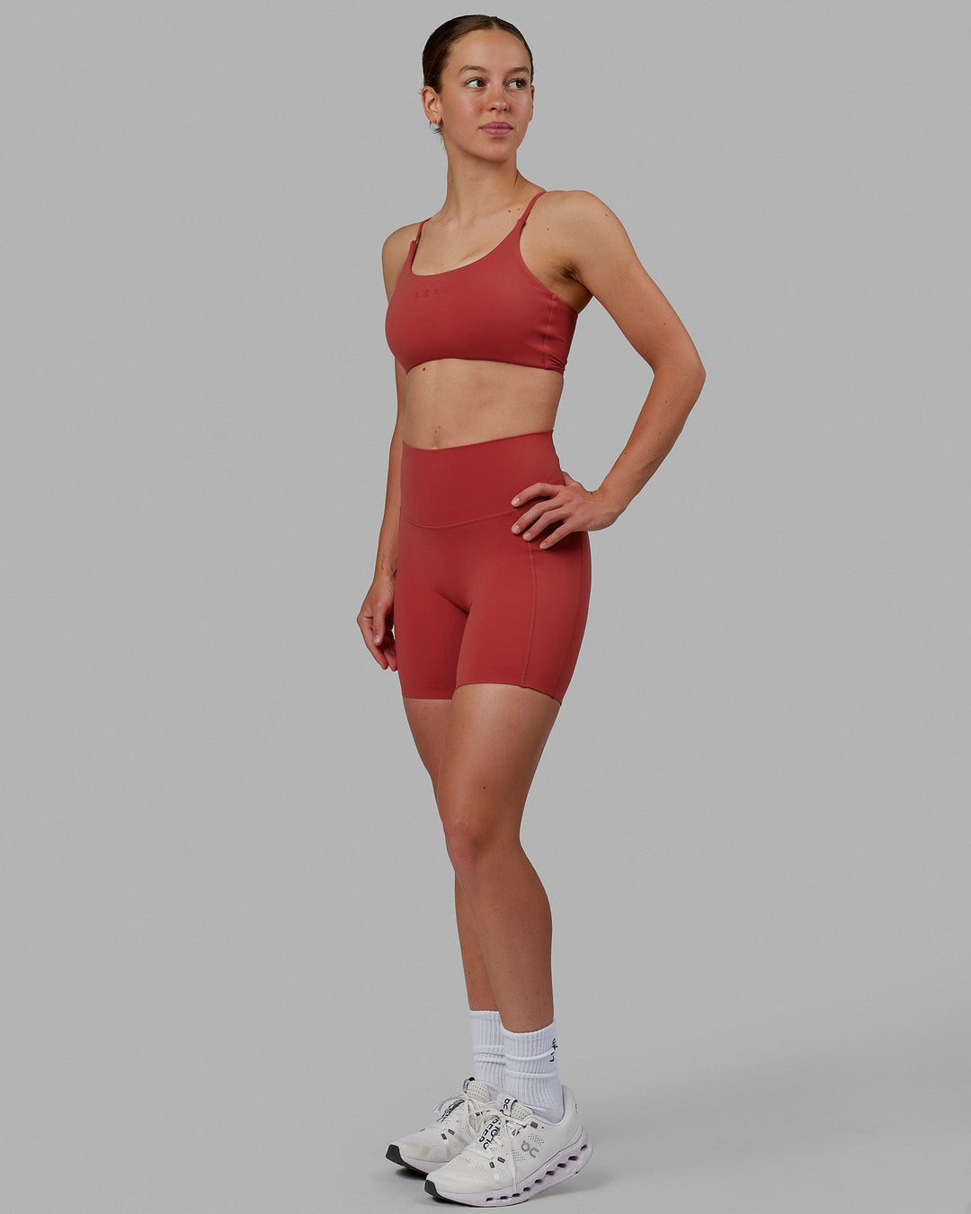 Elixir Ultra High-Rise 6" Short Pockets - Cardinal