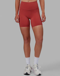 Elixir Ultra High-Rise 6" Short Pockets - Cardinal