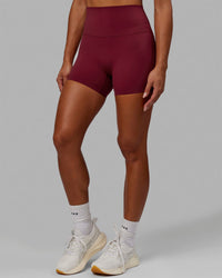 Elixir Ultra High-Rise 4" Short - Cranberry