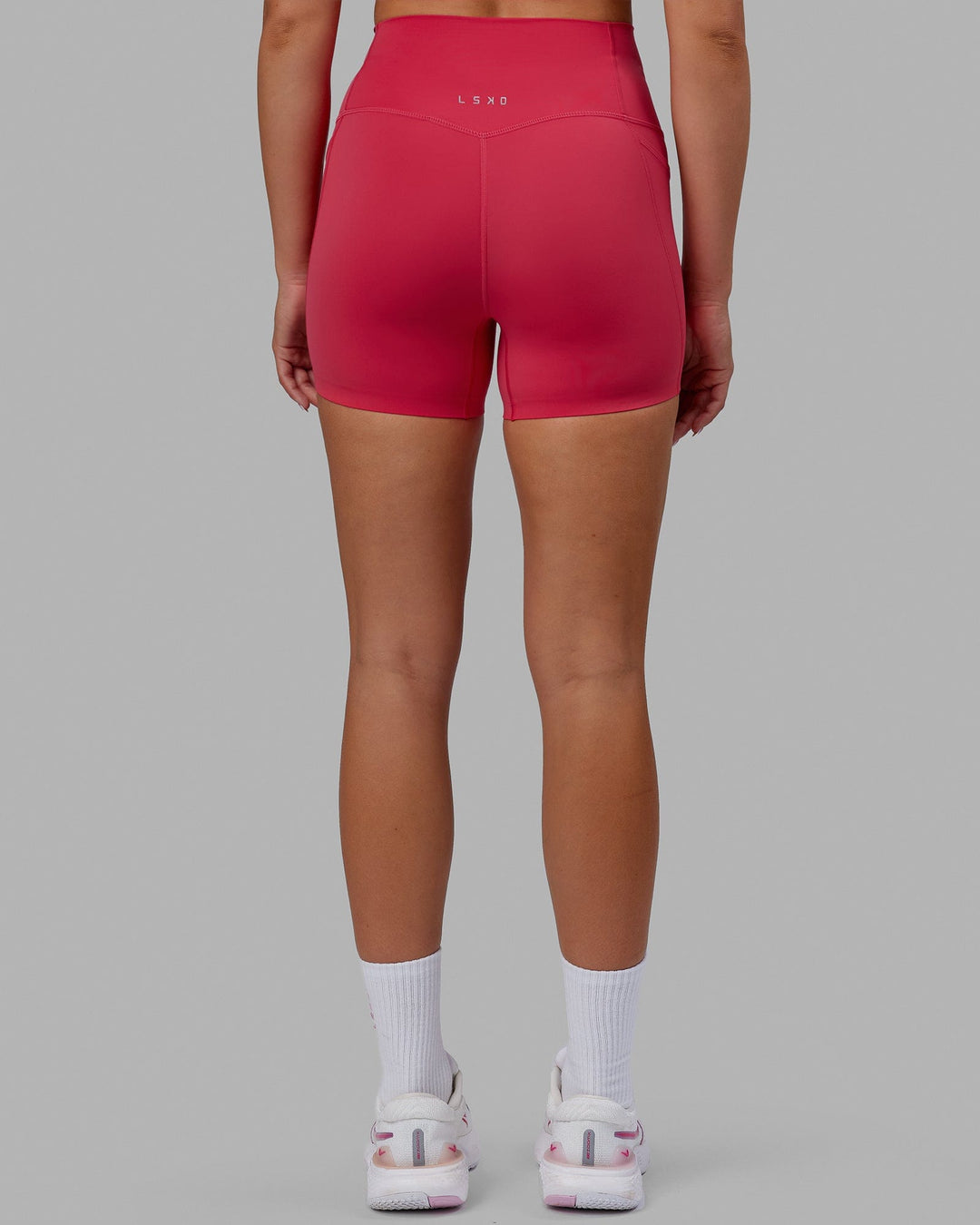 Elixir Ultra High-Rise 4" Short Pockets - Raspberry