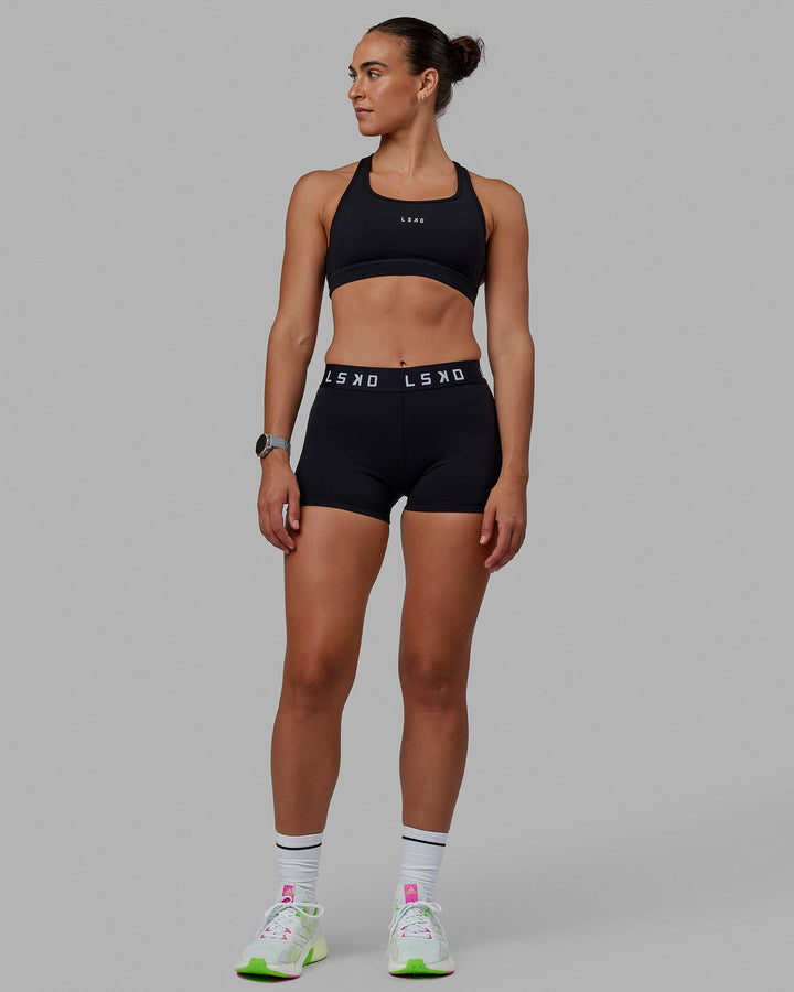 Extend X-Length Shorts - Black-White
