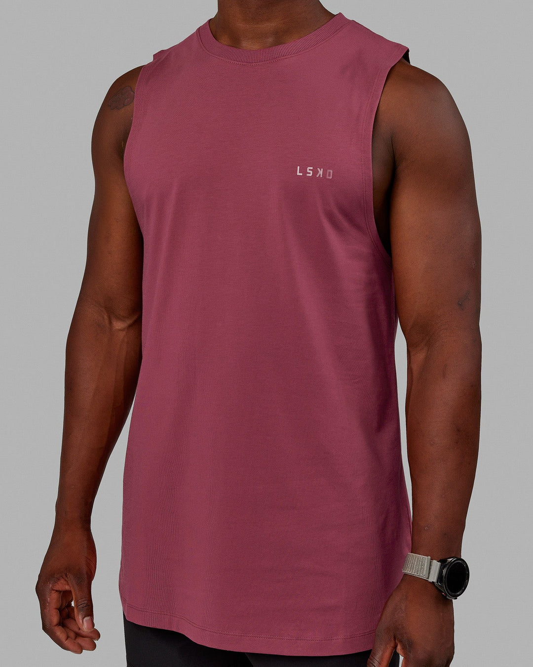 Deluxe PimaFLX Tank - Dry Rose