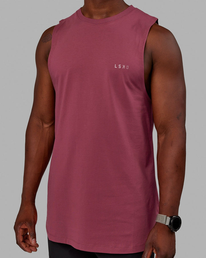 Deluxe PimaFLX Tank - Dry Rose
