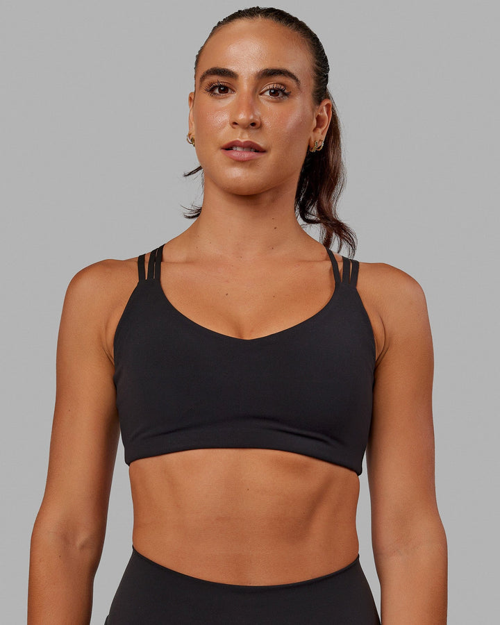 Push The Limit Sports Bra - Black
