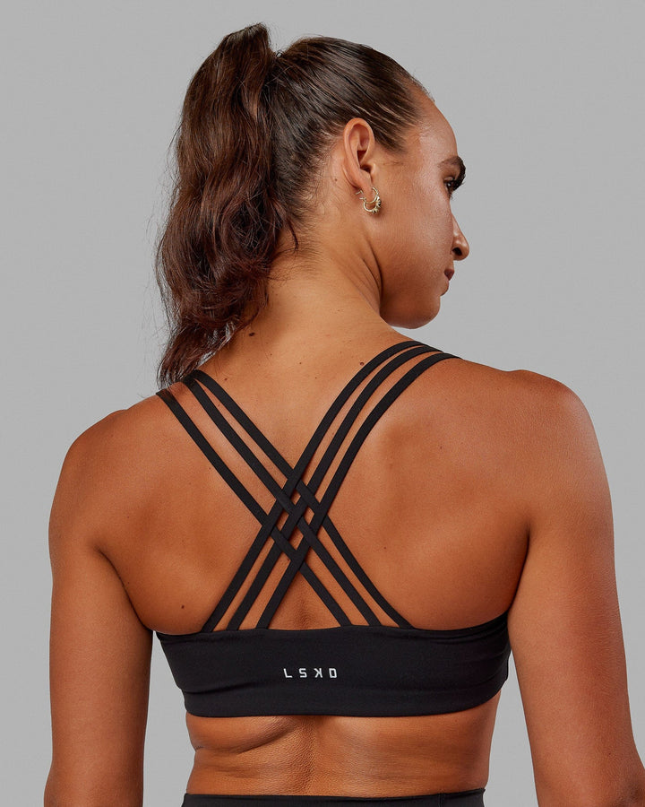 Push The Limit Sports Bra - Black
