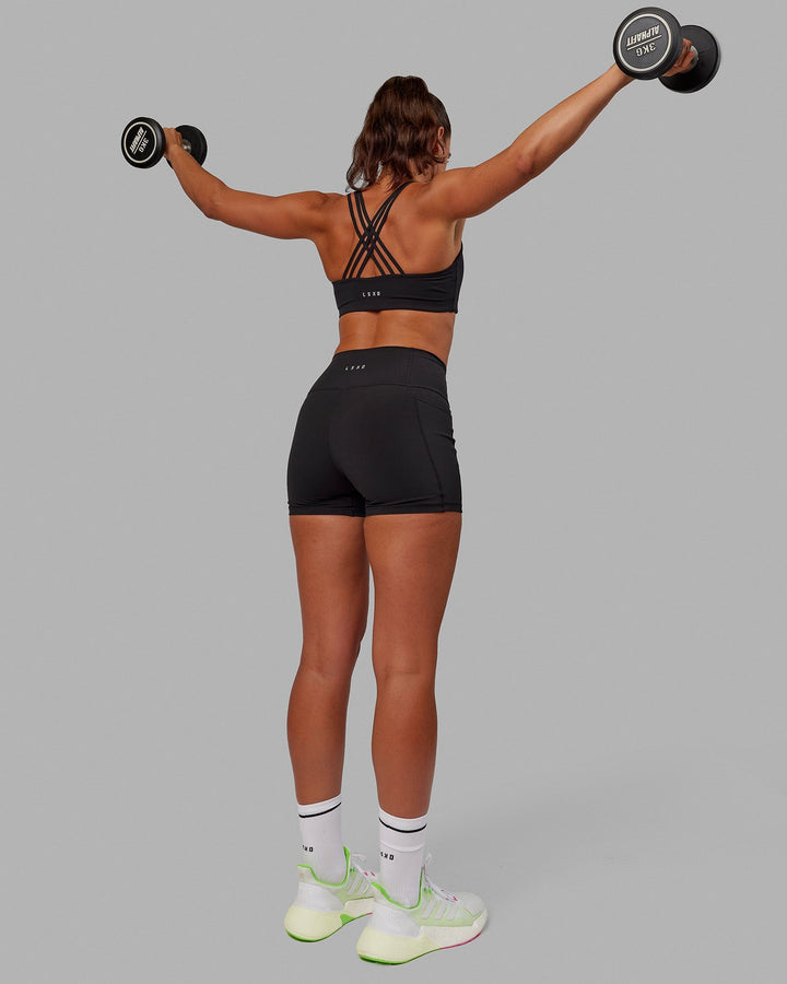 Push The Limit Sports Bra - Black
