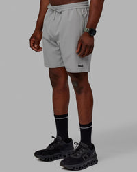 Man wearing Rep 7'' Performance Shorts - Ultimate Grey
