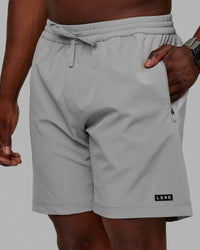 Man wearing Rep 7'' Performance Shorts - Ultimate Grey