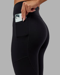 Rep 7/8 Length Tight - Black-Hyper Teal