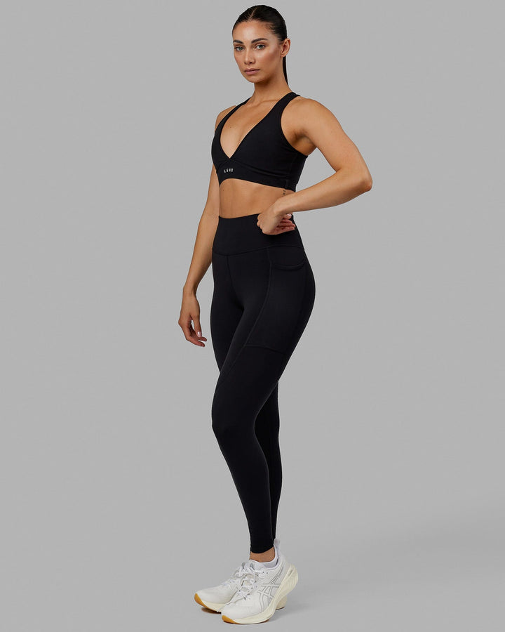 Rep No Logo Full Length Leggings - Black
