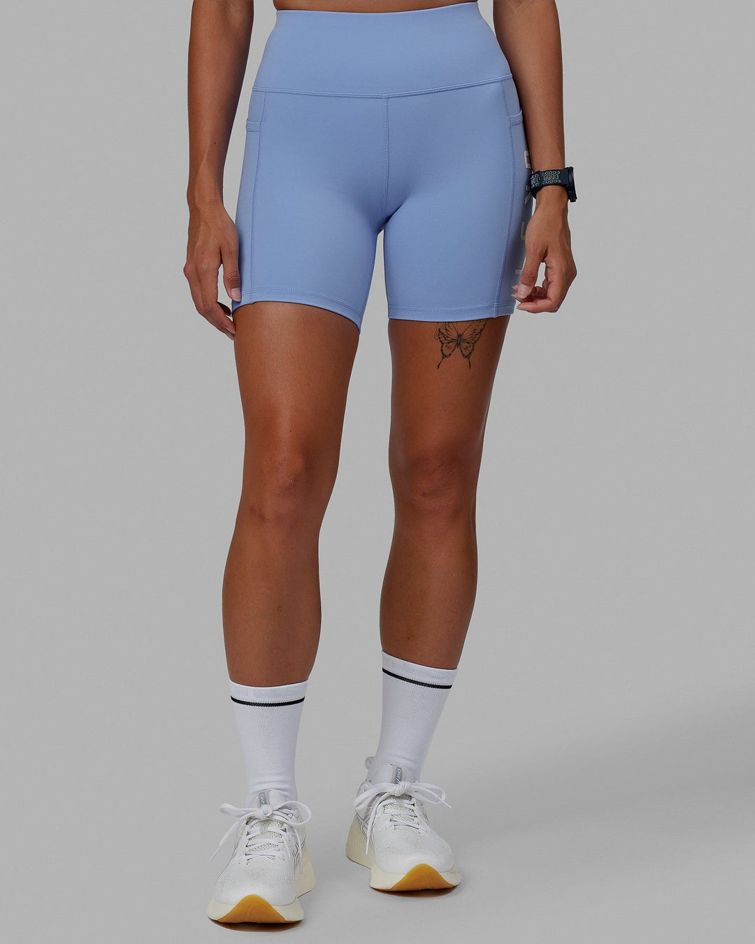 Rep Ultra High-Rise 6" Short Pockets - Arctic Blue-White