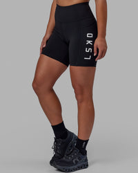 Rep Ultra High-Rise 6" Short Pockets - Black-White