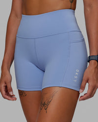 Rep Ultra High-Rise 4" Short Pockets - Arctic Blue-White