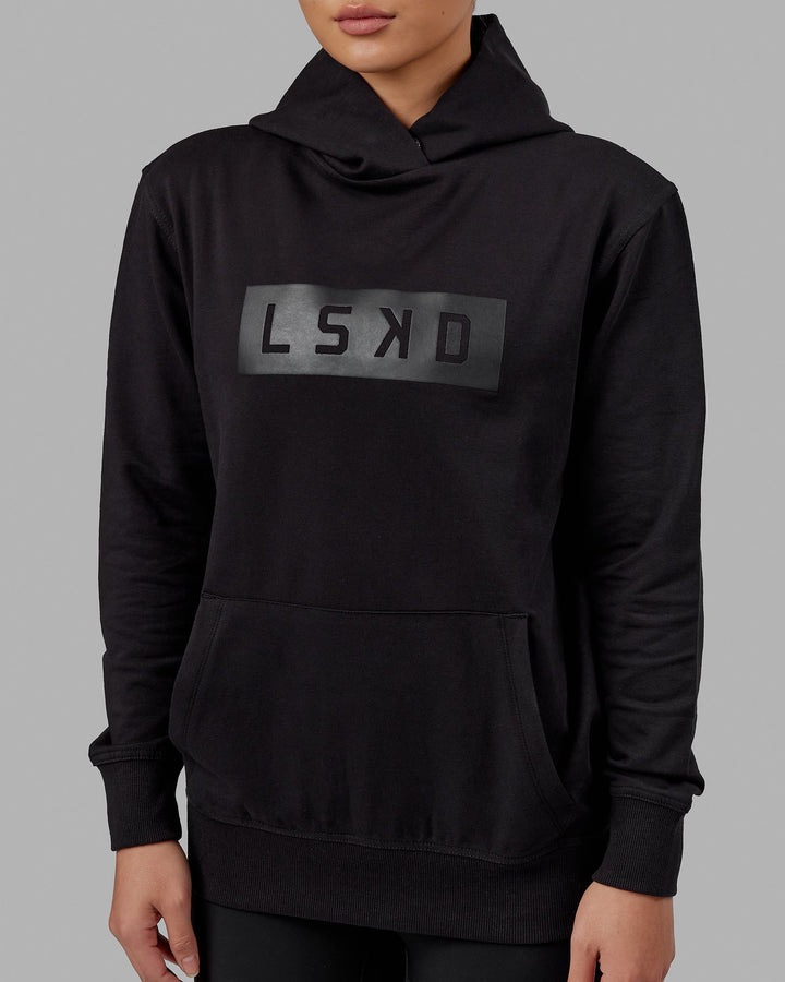 Unisex Strength FLXFleece Hoodie - Black-Black
