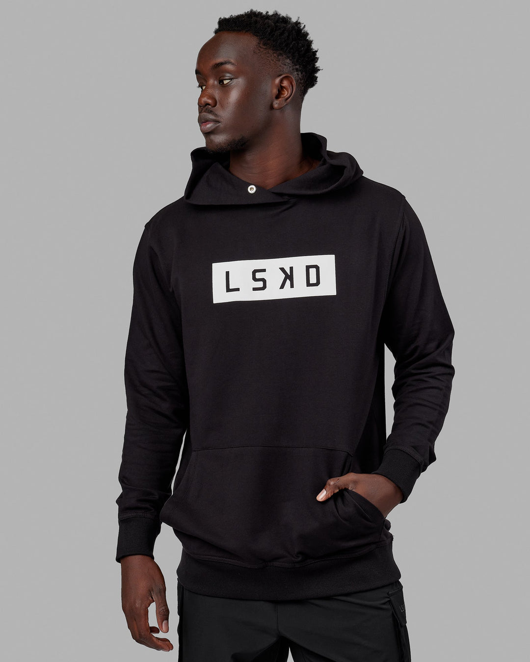 Unisex Strength FLXFleece Hoodie - Black-White