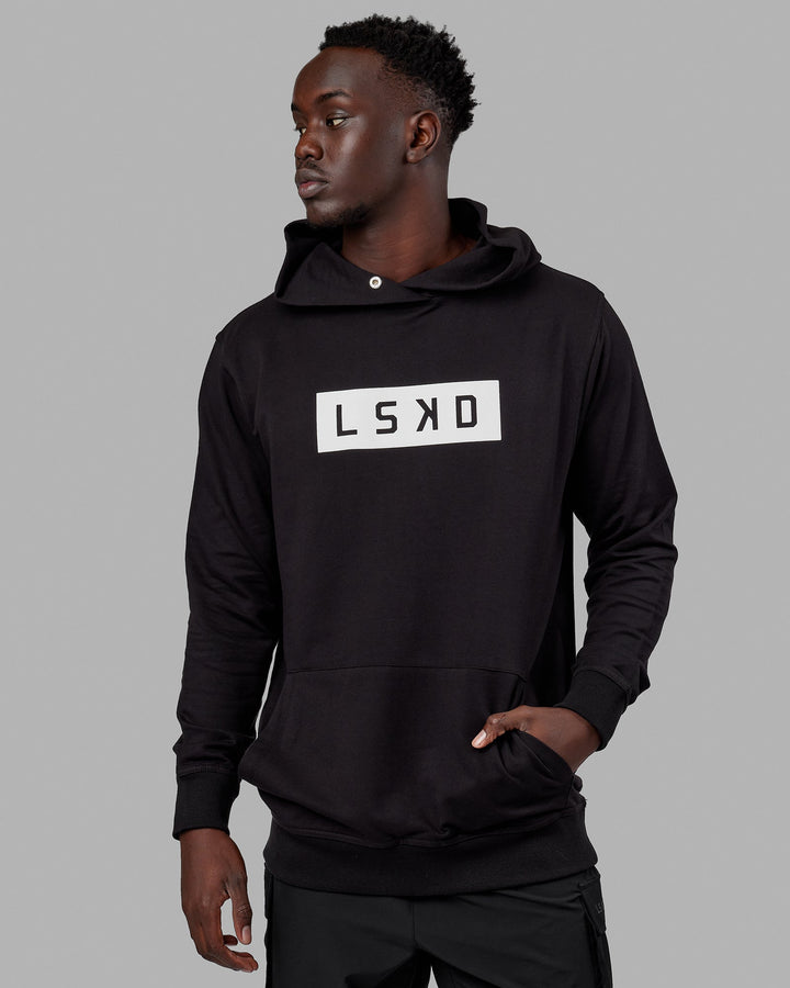 Unisex Strength FLXFleece Hoodie - Black-White
