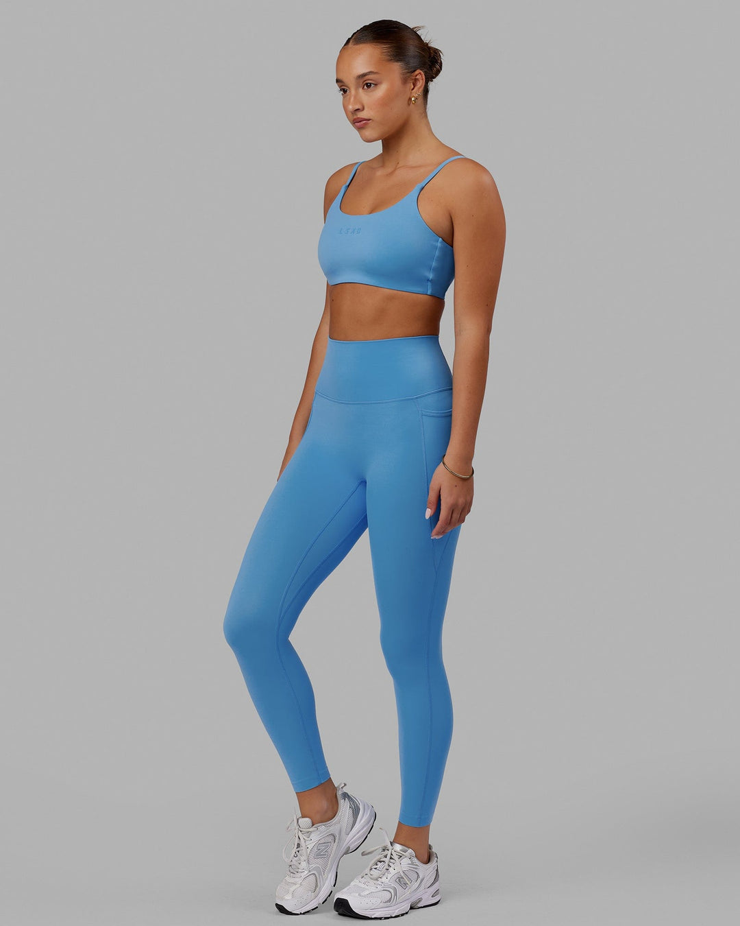 Twist Sports Bra - Azure Blue