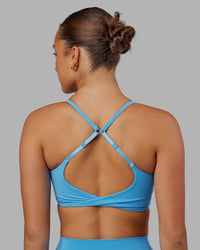 Twist Sports Bra - Azure Blue