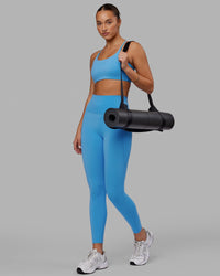 Twist Sports Bra - Azure Blue
