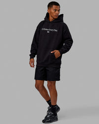 1% Better Hoodie Oversize - Black