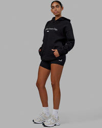 1% Better Hoodie Oversize - Black