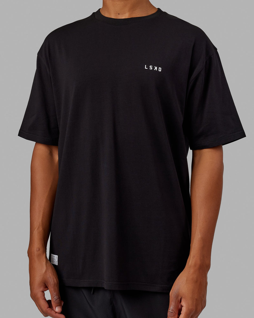 Unisex VS1 FLXCotton Tee Oversize - Black-White