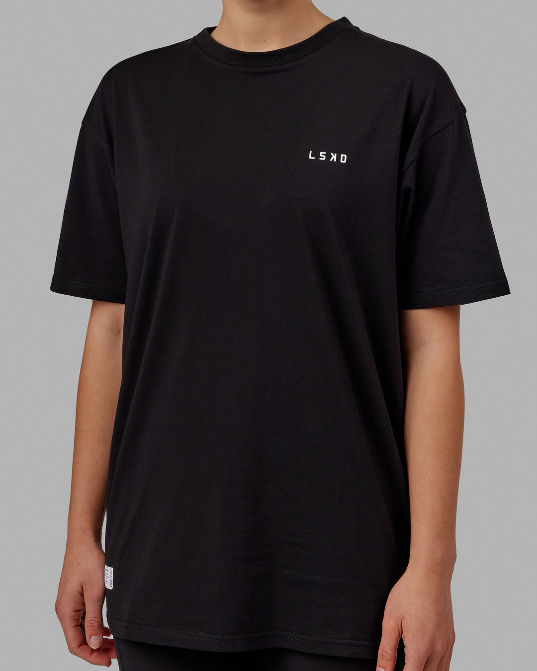 Unisex VS1 FLXCotton Tee Oversize - Black-White