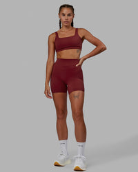 Elevation Sports Bra - Cranberry