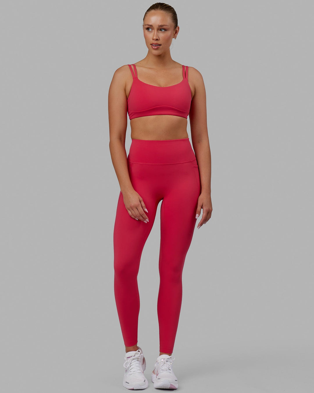 Elixir Ultra High-Rise Full Length Legging Pockets - Raspberry