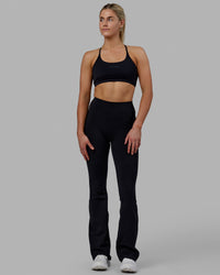 Fusion Ultra High-Rise Flared Tall Legging - Black