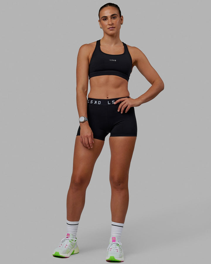 Extend X-Length Shorts - Black-White
