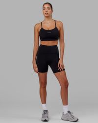 Flux Ultra High-Rise 6" Short Pockets - Black