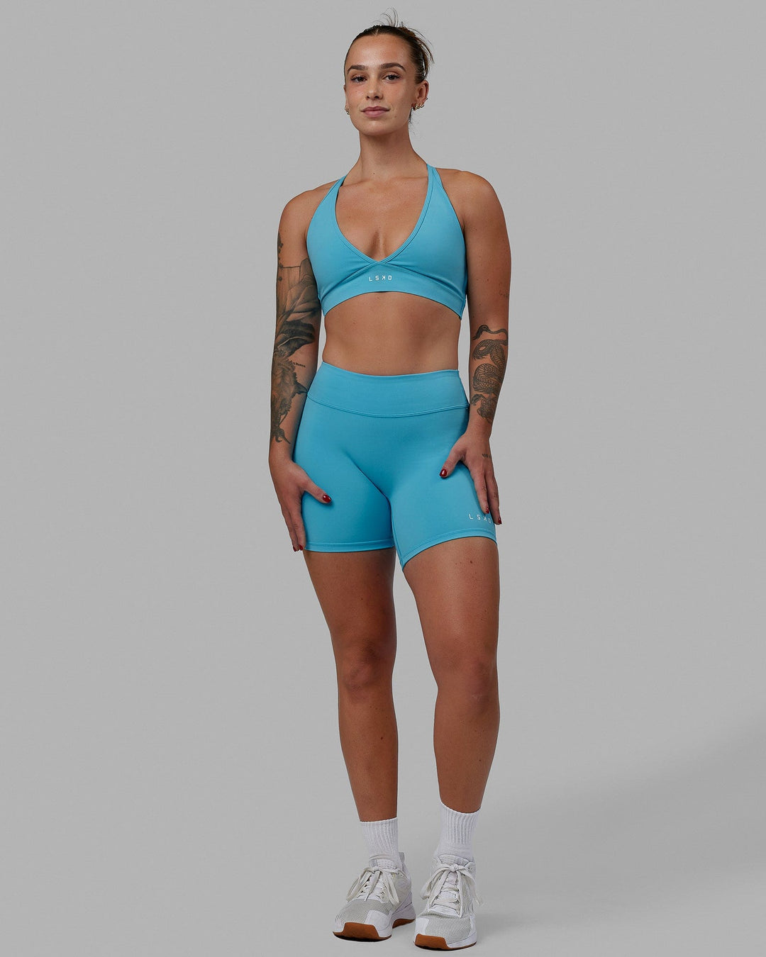 Stamina Form Sports Bra - Pacific Blue