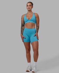 Stamina Form Sports Bra - Pacific Blue