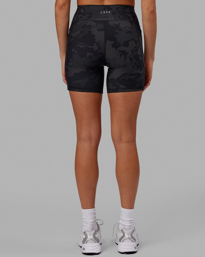 Fusion Mid-Length Shorts - Black Camo
