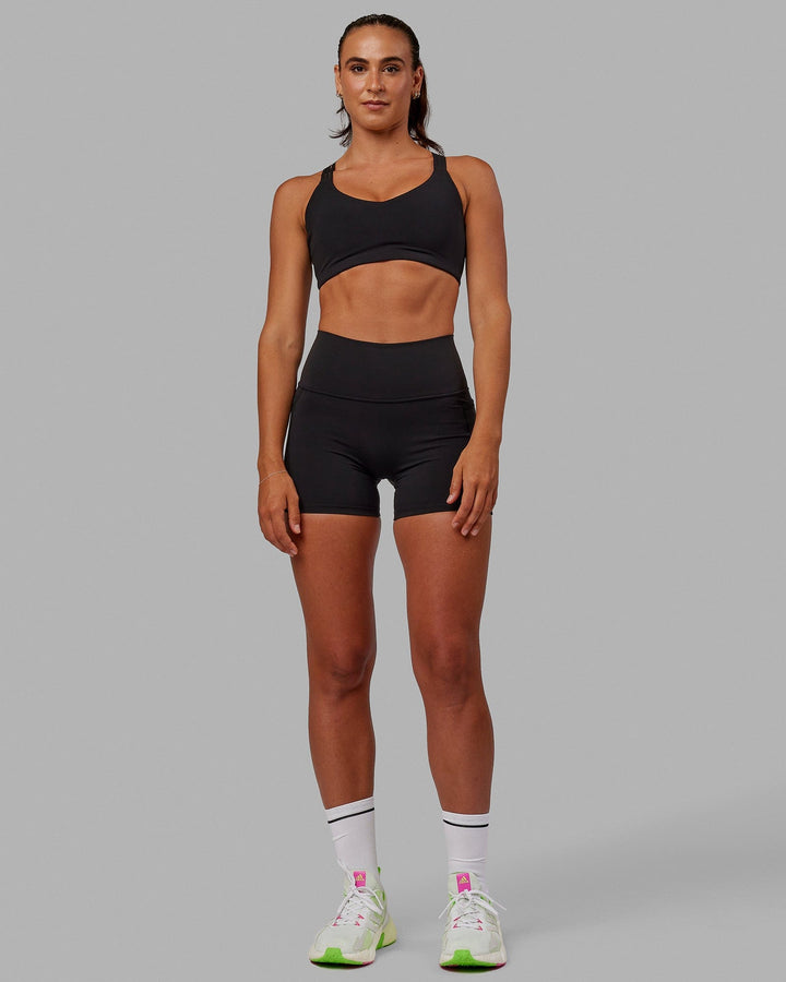 Push The Limit Sports Bra - Black
