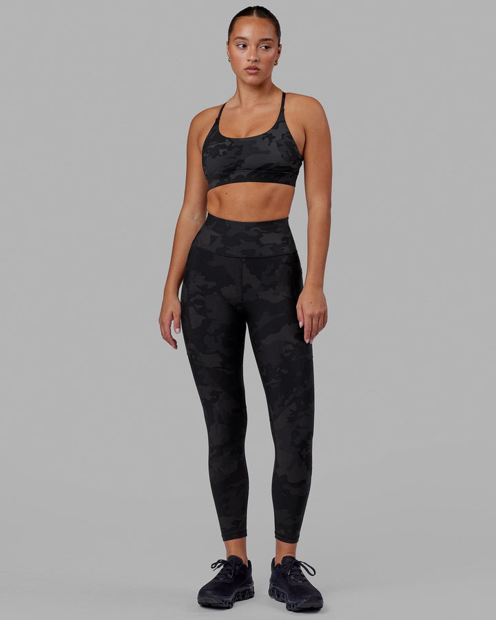 Rep 7/8 Length Leggings - Black Camo
