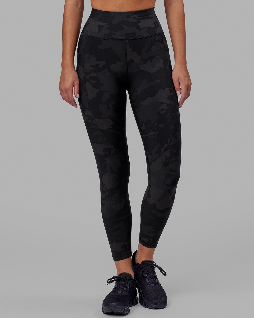 Rep 7/8 Length Leggings - Black Camo