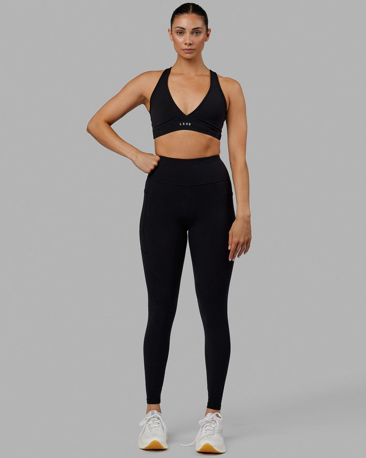 Rep No Logo Full Length Leggings - Black
