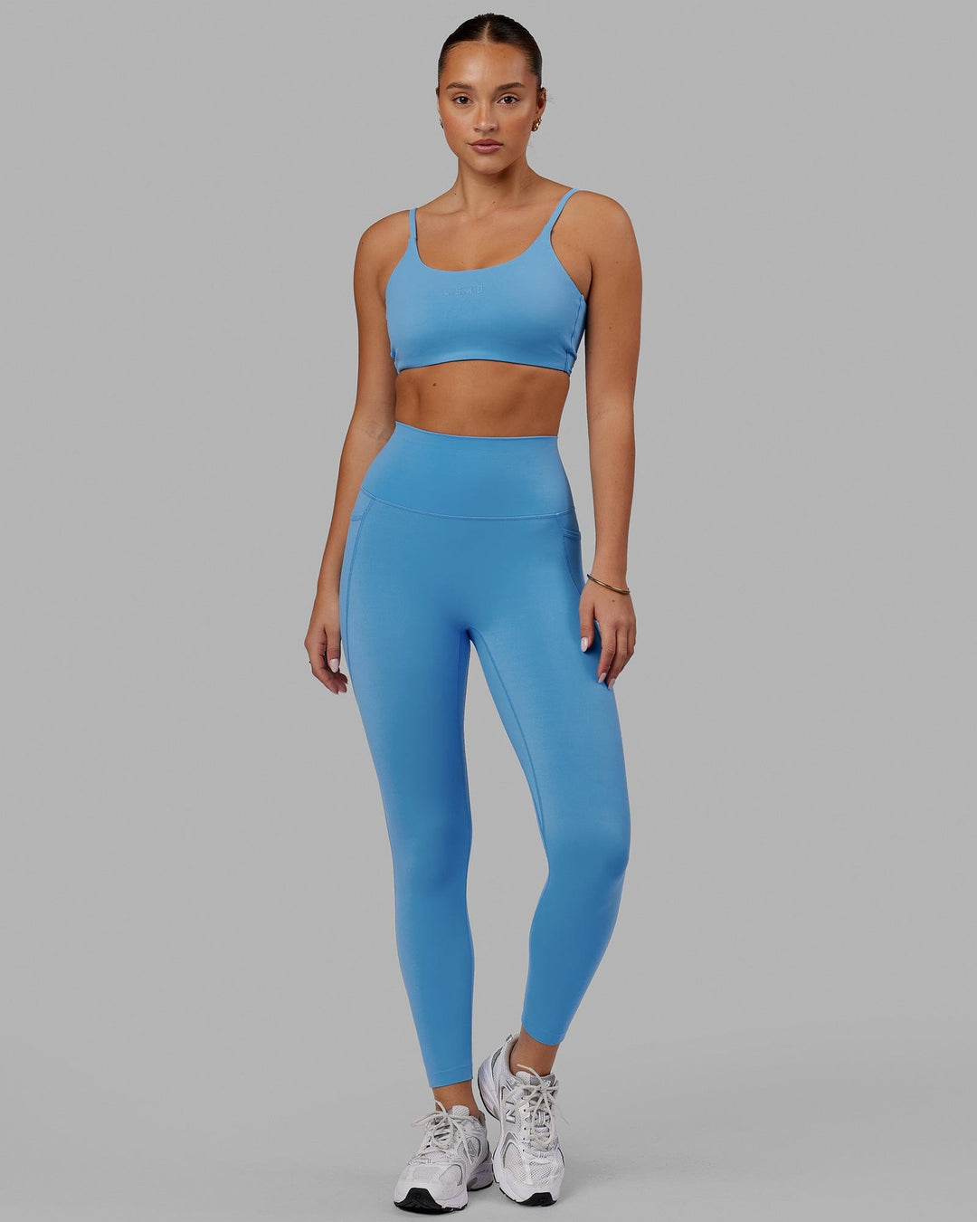 Twist Sports Bra - Azure Blue